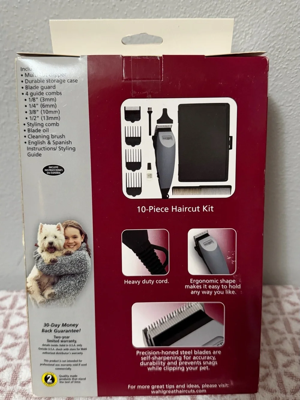 Wahl Performer Pet Grooming Kit - Gray and Black
